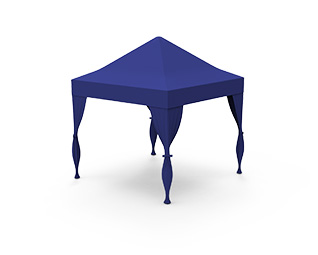 Leg drape (tied)